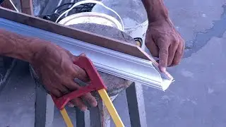 Como cortar o ângulo certo e colocar o roda forro. Episódio 4