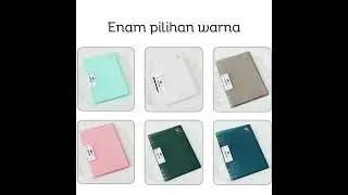 Soft Cover 6 Ring Slim File Binder A5 - Buku Binder A5 - Binder 6 Lubang #pinkabulous #1million