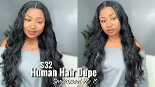 $32 Human Hair Dupe! | Sensationnel Vice 8 Synthetic HD Lace Front Wig