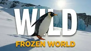 penguin in the frozen wild ❄️🐧 #penguin #antarctica #nature #wildlife