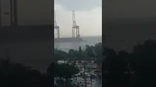 Mersin de fırtına