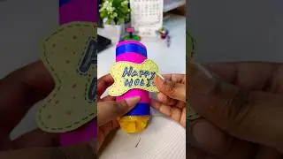 Tried 2 viral Holi crafts&mdash;fun, colorful & easy! 🌈✨ Which one do you like more?