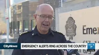 Emergency alerts ring across country