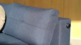 Cubed Sofa Bed with Chrome Legs by Innovation Living USA