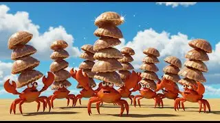 Counting Crabs and the Shiny Shells 🦀 Sing Along Nursery Rhyme for Toddlers & Kids Songs