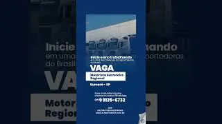 VAGAS DE EMPREGO DE MOTORISTA CARRETEIRO