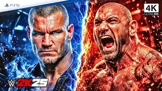 WWE 2K25 - Randy Orton vs Batista - Full Match | PS5 [4K UHD]