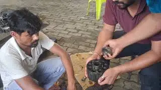 Tata Hitachi EX 210 Travel Motor Repair & Reassembly (Final Drive Hydraulic Motor Rebuild)