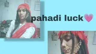Trending pahadi song try kurti teri lal🌺