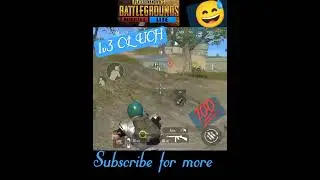 1v3 CLUCH.  PUBG MOBILE LITE FUNNY GAMEPLAY VIDEO AK GAMING OP