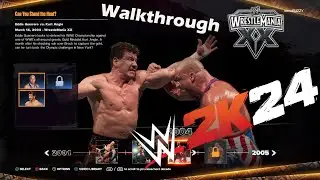 WWE 2k24 Showcase Eddie Guerrero vs Kurt Angle | Walkthrough | Can you Stand The Heat | WM 20