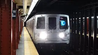 MTA New York City Subway : 168th Street Bound R46 C Train @ 34th Street-Penn Station