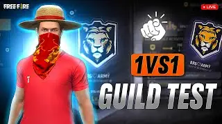 SUBSCRIBERS 1VS1 FIGHT WITH ⚠️ CRIME MASTER 🔥 FREE FIRE LIVE GUILD TEST