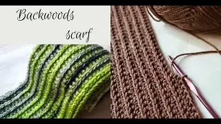 Easy crochet scarf | unisex crochet scarf with a lovely texture