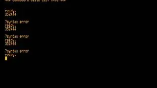 The 352444 test on a CBM-II