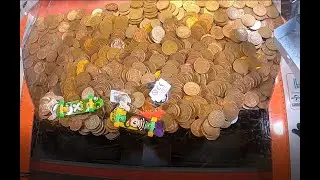 Coinpushers at Blackpool - skateboard keyrings bonanza!