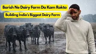 Rain stopped Dairy Farm’s work | Building India’s Biggest Dairy Farm, Episode- 2. 