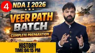 NDA I 2026 VEER PATH BATCH |Indus Valley Civilisation + Rigvedic Age, Live Class | Prabhakar Sir |