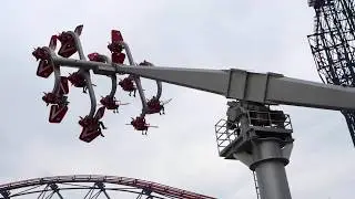 Red Arrows Sky Force (Offride) Video Blackpool Pleasure Beach 2019