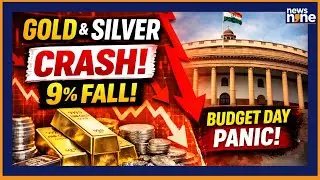 Gold & Silver Crash 9% on Budget Day | MCX Hits Lower Circuit, Investors Panic