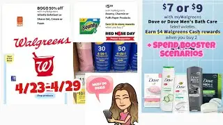 WALGREENS MUST DO DEALS 4/23-4/29 + SPEND BOOSTER SCENARIOS