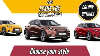 2025 Lexus LBX Takumi Design - All Color Options Explained with Real-World Insights | AUTOBICS