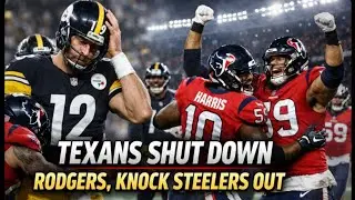  &bull; &ldquo;Rodgers Stopped Cold as Texans End Steelers&rsquo; Playoff Run&rdquo;