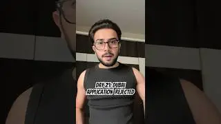 Day 21: Dubai Application Rejected #day21 #dubai #dubailife #dubaicity #dubaiuae