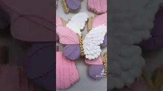 Butterfly Sugar Cookie Using Royal Icing