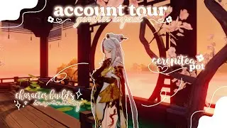 account tour ☆ casual + f2p ✧ genshin impact ᯓ ᡣ𐭩