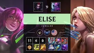 Elise Jungle vs Evelynn - NA Diamond Patch 25.16