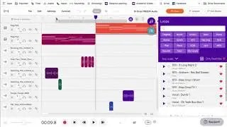 Adding Sound Effects From The Loop Library in Soundtrap