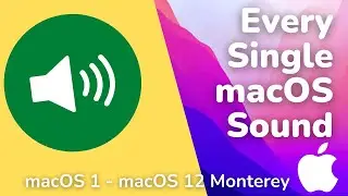Every single macOS Sound (1.0 - 12 Monterey)