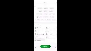 Level Up - Explore more widgets in Evernote Home on mobile