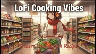LoFi Chef Shopping in the Supermarket&mdash;Calm Grocery Vibes 🍎