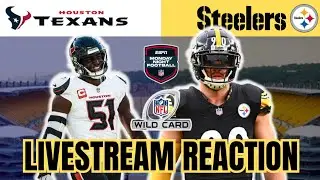 Texans vs Steelers Wildcard Livestream Reaction
