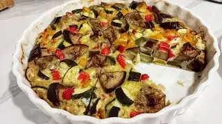 Gluten Free Crustless Quiche.Quick Recipe No Crust.