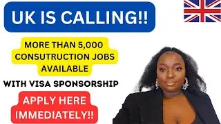 Construction Jobs And Companies For Foreigners In The UK With Visa Sponsorship 2023: UK Work Visa