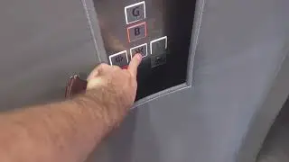 2 speed doors with sliding: 2025 Schindler 5000? Traction lift at manly Wharf carpark in Manly, AUS