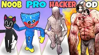 NOOB vs PRO vs HACKER vs GOD in Monster Horde