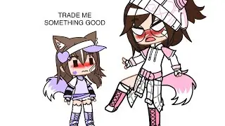 Me and Sara fidget trade in in real life😥
