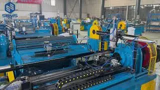 [SteviS Tech.] Automatic steel round tube reducing machine