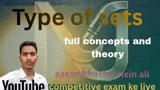 Type of sets#set#theory and questions 