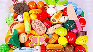 60 Mins ASMR! 🤩 Cutting EVERY Fruit & Veggie Toy! Unboxing & Relaxing Sounds!