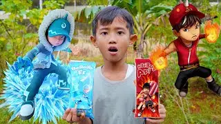 ALI JAJAN ES KRIM BOBOIBOY SOPAN DAN GENTAR 😱 SAMPAI KEDINGINAN 