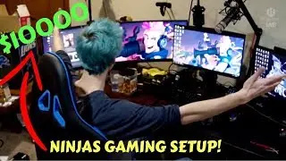 NINJAS $10000 GAMING SETUP! (Fortnite Stream Highlights)