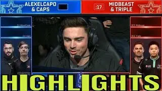 Caps & AlexelCapo vs Midbeast & Triple Highlights | All-Star 2018 Day 1 2v2 Tournament | EU vs OCE