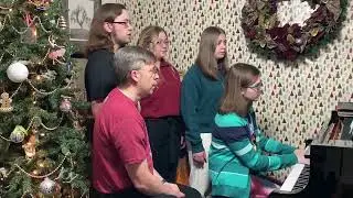 Candlelight Carol by John Rutter sung by my family             #singing #music 