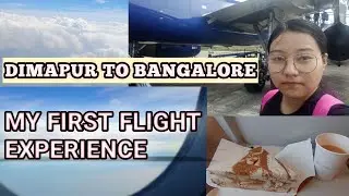 My First Flight Experience| Traveling Alone From Dimapur To Bangalore| Leche's Travel Vlog