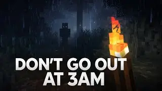 Don't go out at 3am | Scary Story while playing Minecraft 